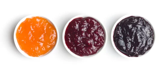 Foto op Plexiglas Tasty fruity jam in bowl. © Jiri Hera