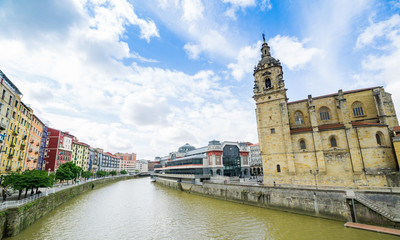 Obraz premium panoramic view of bilbao, Spain