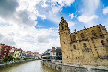 panoramic view of bilbao, Spain