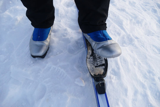 Broken Cross Country Ski Boot