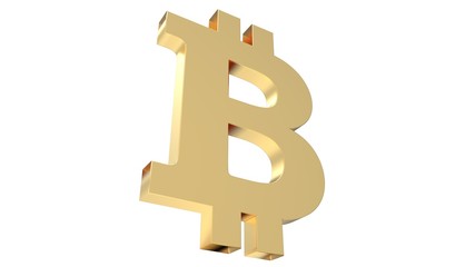 3d icon bitcoin.