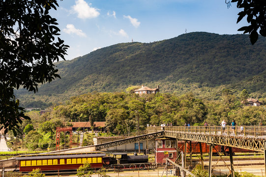 General view of Paranapiacaba - Train Terminal in the state of S&atilde;o Paulo