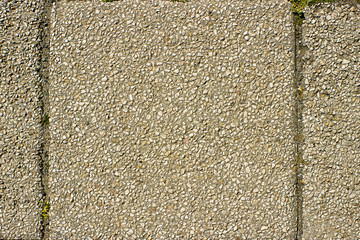 Gravel shingle tile sidewalk background or texture.
