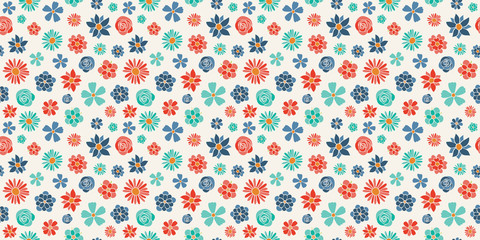 Beautiful pastel coloured background with flowers. Mother's Day, Woman's Day and Valentine's Day. Vector.