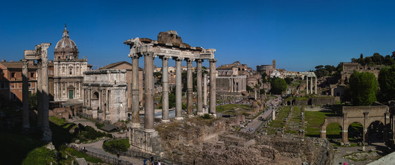 Forum Romain depuis le Capitole - Panoramique
