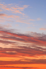 beautiful colorful sky and cloud in twilight time background
