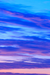 Obraz premium beautiful colorful sky and cloud in twilight time background