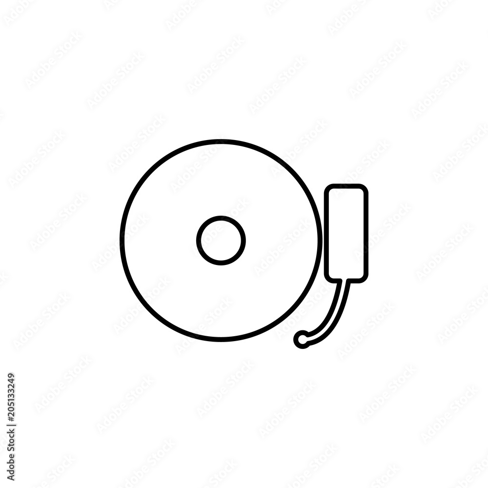 Poster music plate icon. element of web icon for mobile concept and web