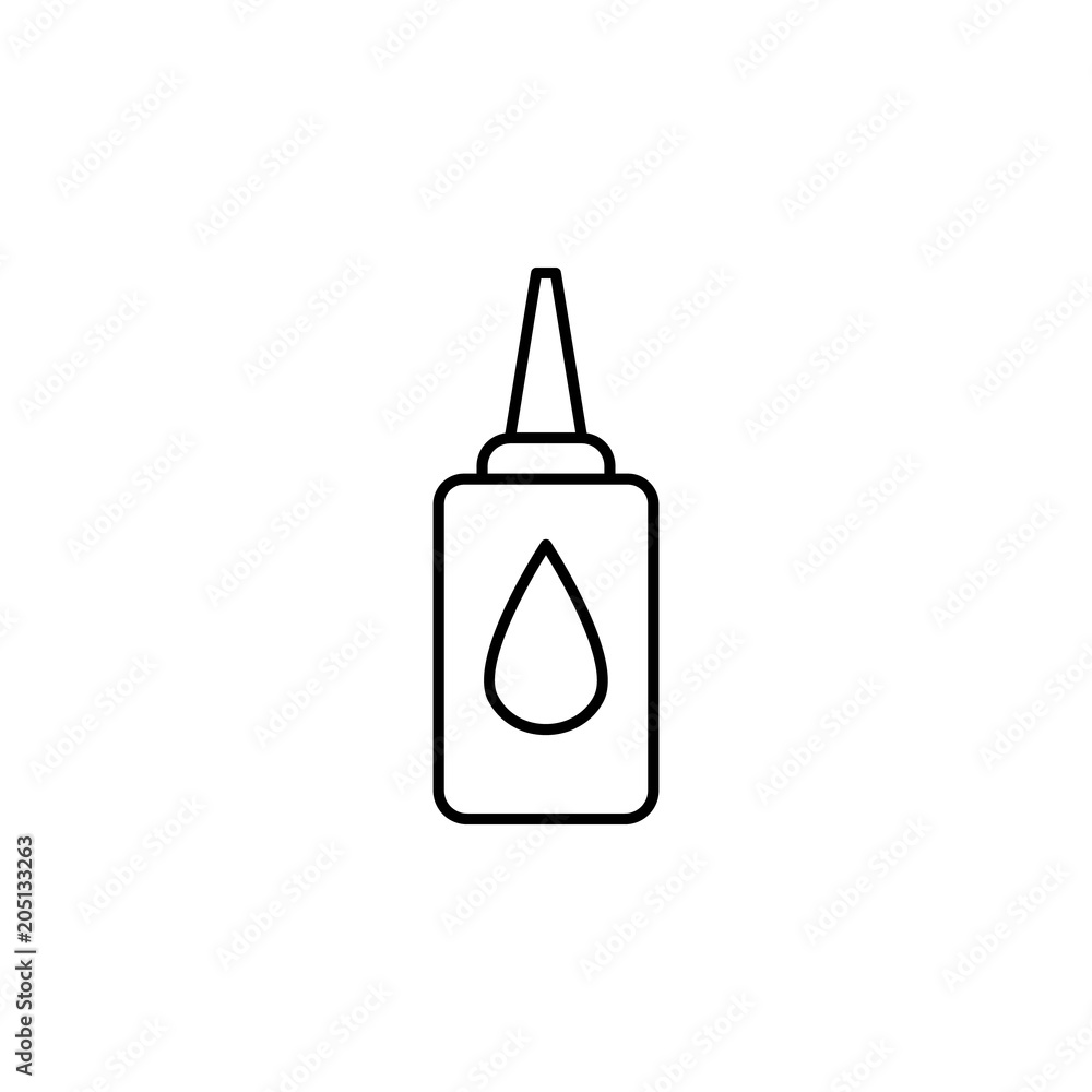 Poster glue icon. element of web icon for mobile concept and web apps.