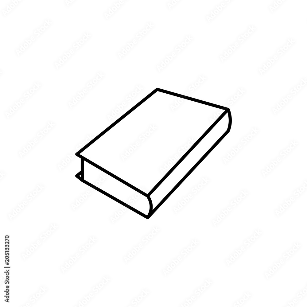 Poster book icon. element of web icon for mobile concept and web apps.