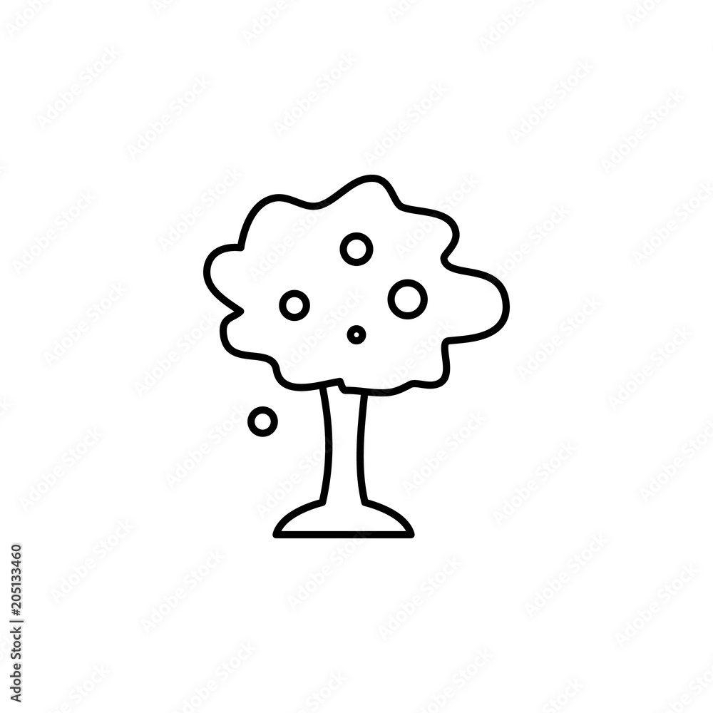 Poster tree icon. element of web icon for mobile concept and web apps.