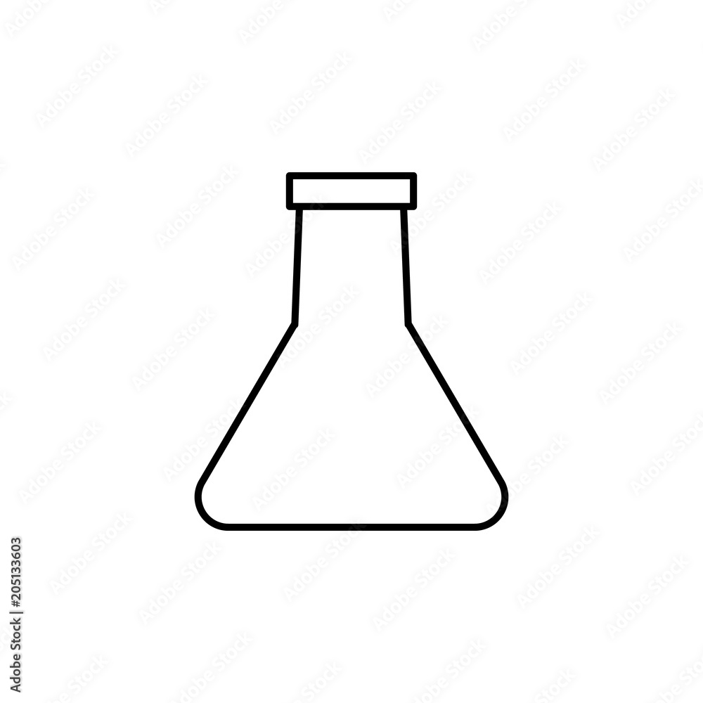 Poster flask icon. element of web icon for mobile concept and web apps.