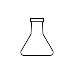 flask icon. Element of web icon for mobile concept and web apps.