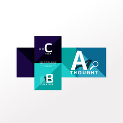 Infographic option banner