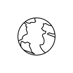 planet Earth icon. Element of web icon for mobile concept and we