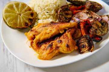 Grilled Mango Lime Chicken