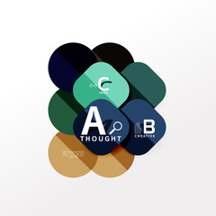 Infographic option banner