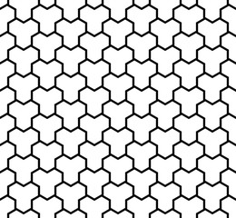 Seamless geometric polygonal pattern.