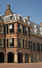 Fototapeta premium Old house at historical district of Hague (Den Haag). South Holland. Netherlands