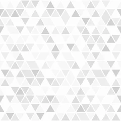 Aluminium Prints Triangle Geometric vector pattern with light triangles. Geometric modern ornament. Seamless abstract background