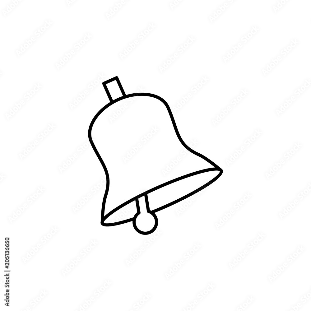 Poster bell icon. element of web icon for mobile concept and web apps.