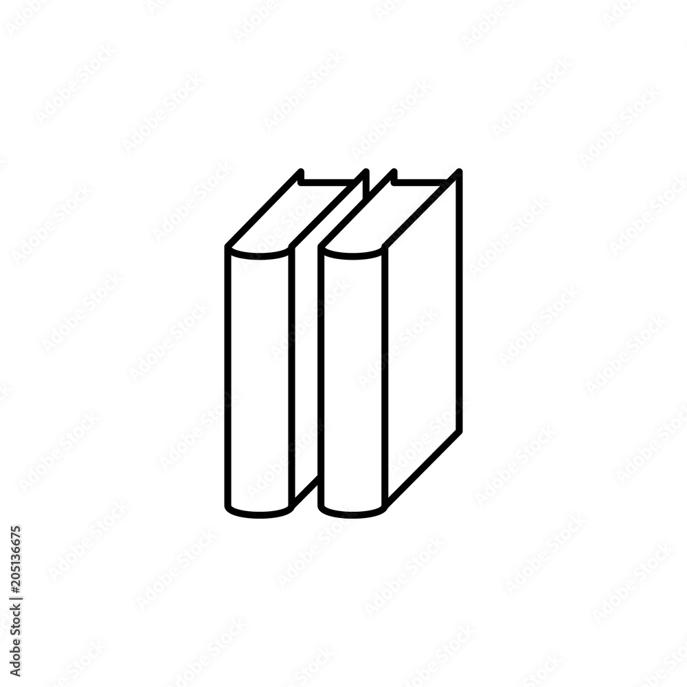 Poster books icon. element of web icon for mobile concept and web apps.