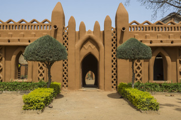 Bambara Architecture in Segou, the Sudano-Sahelian mud architecture typical of West Africa 