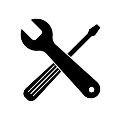 Icon tools on white. Vector illustration