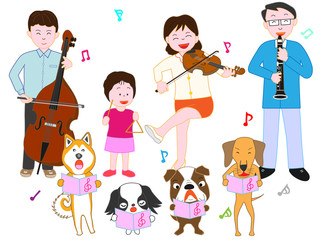 ペットと家族のコンサート