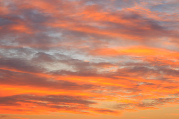 beautiful colorful sky and cloud in twilight time background