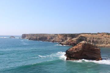 Portugal Coast Algarve Beach Sunset Landscape