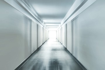 Obraz premium Corridor with motion blur
