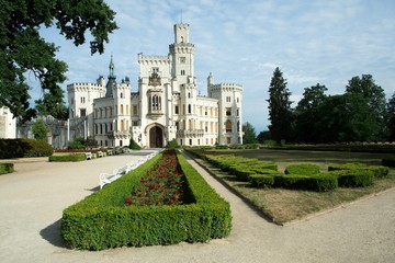 Fototapeta premium Castle Hluboka nad Vltavou in southern Bohemia, Czech republic, Europe