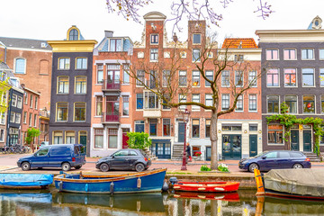 Fototapeta na wymiar Old historical Amsterdam