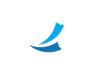 Water Wave symbol and icon Logo Template