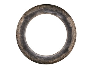 Old Trailer Wheel