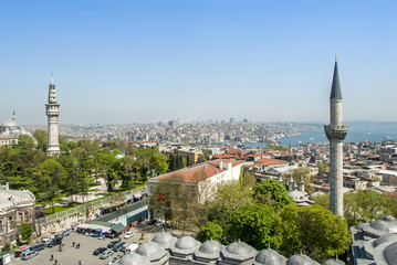 Istanbul, Turkey, 22 May 2006: Beyazit Tower