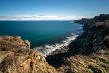 Fototapeta na wymiar Kilt Rock, Isle of Skye, Scotland