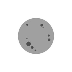 moon colored icon. Element of web icon for mobile concept and web apps. Colored isolated moon icon can be used for web and mobile. Premium icon