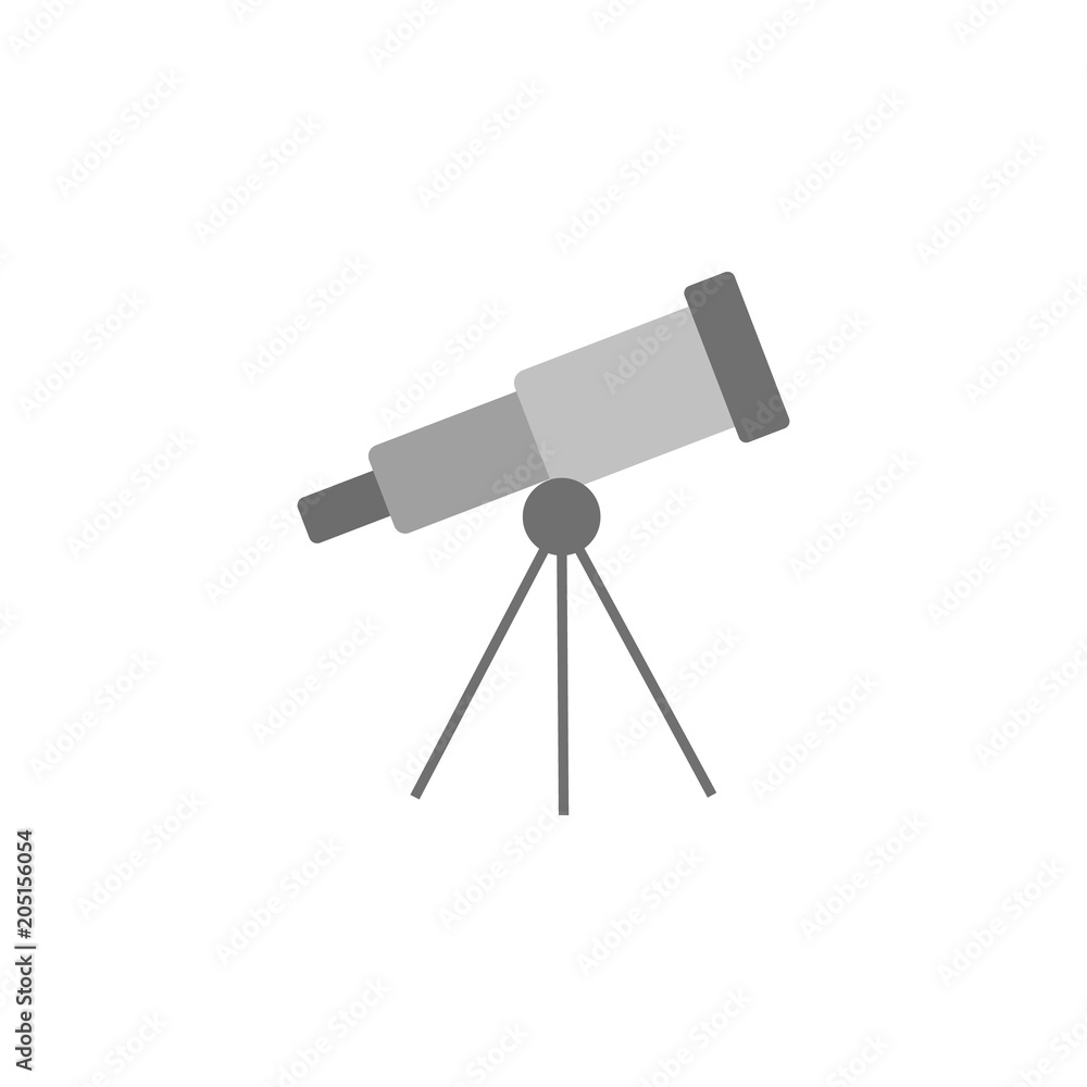 Poster telescope colored icon. element of web icon for mobile concept and web apps. colored isolated telesc