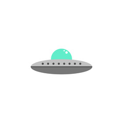aliens ship colored icon. Element of web icon for mobile concept and web apps. Colored isolated aliens ship icon can be used for web and mobile. Premium icon