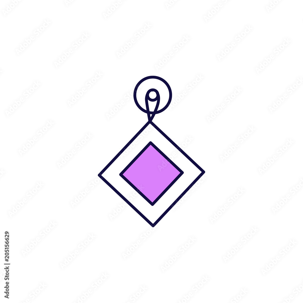 Poster kitchen rag icon. element of simple colored web icon for mobile concept and web apps. isolated kitch