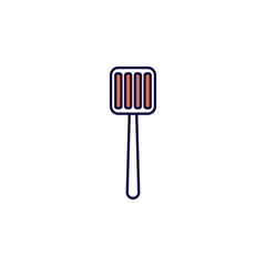 kitchen spatula icon. Element of simple colored web icon for mobile concept and web apps. Isolated kitchen spatula icon can be used for web and mobile. Premium icon