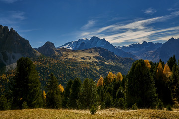 Dolomites, Italy, around the Sella massif