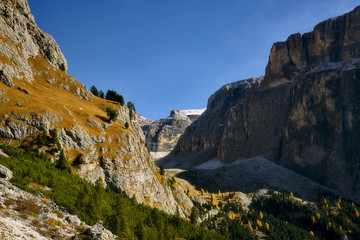 Dolomites, Italy, around the Sella massif