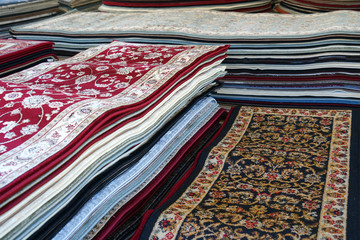 close up on stacking carpet for sale