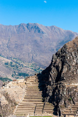 Amazing Incas ruins of Ollantaytambo, located in Sacred Valley of the Incas. If you are planing to go to Machu Picchu, you must stop by this city.