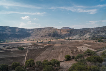 Top view of the valley at hoya de alvarez 