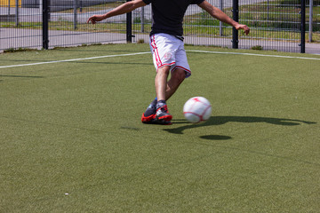 amateur soccer player