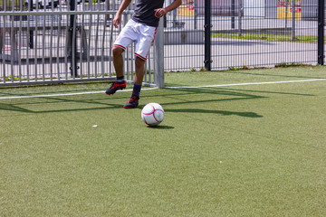 amateur soccer player